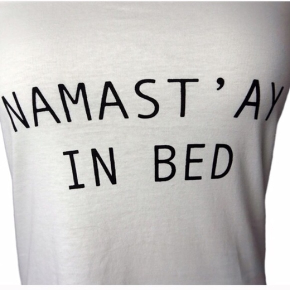 Namast'ay In Bed' Graphic Tank - Picture 2 of 4